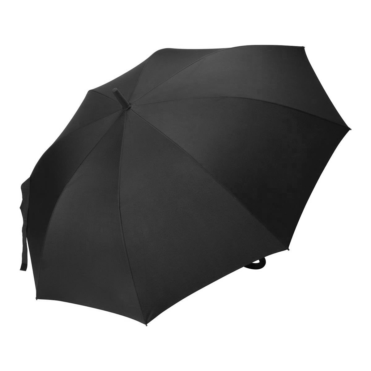 UMBRA®️ Corporate Hook Umbrella With Wind Resistant Frame, Fibreglass Shaft With Auto-Open Push Button Feature - Premium Rubberised Hook Handle